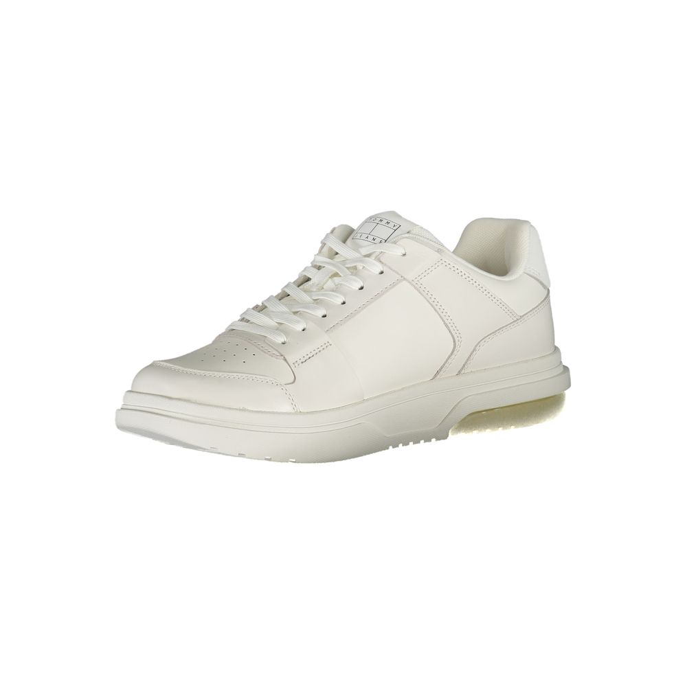 Tommy Hilfiger Bianco Polyurethan-Sneaker für Herren