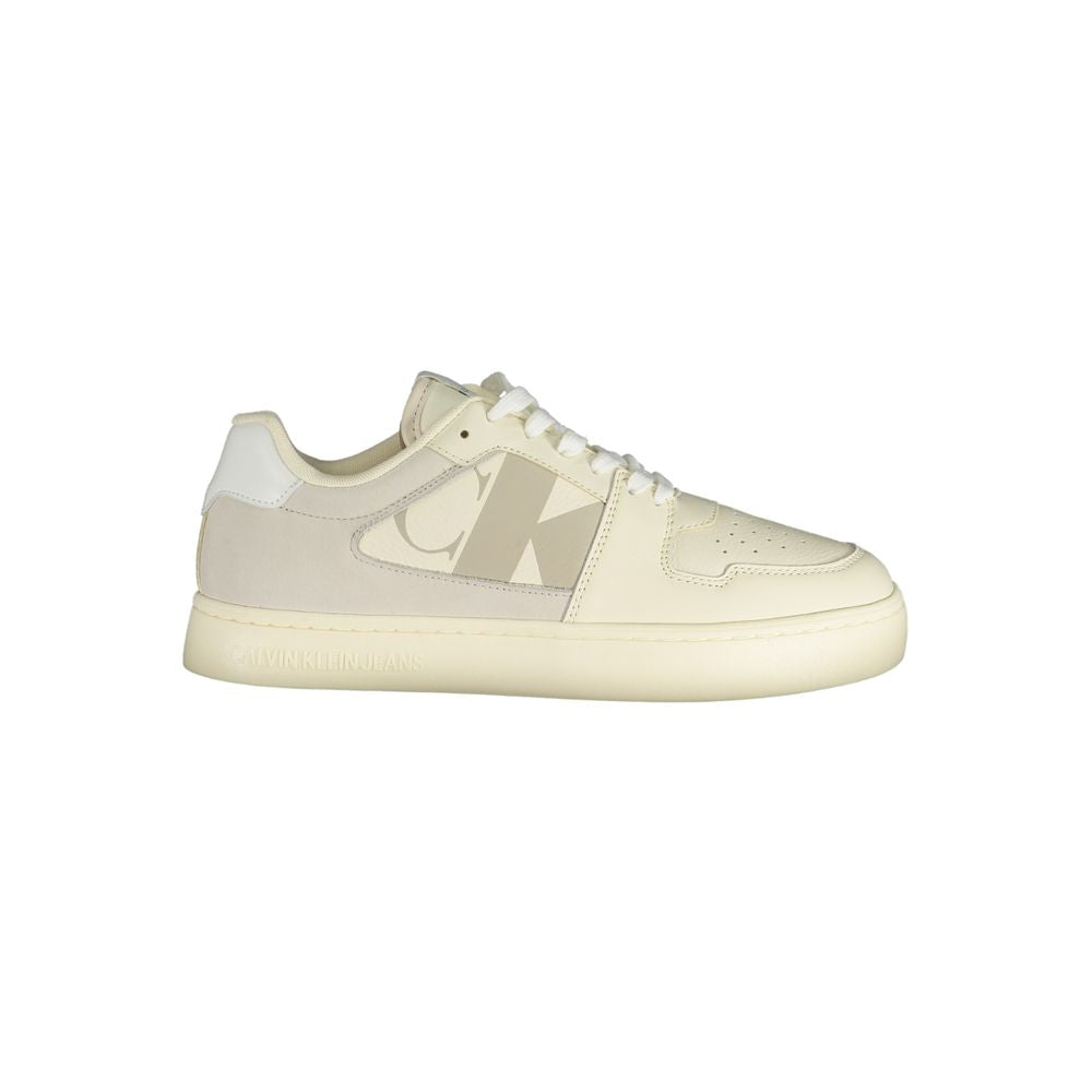 Calvin Klein Bianco Polyurethane Herren Sneaker