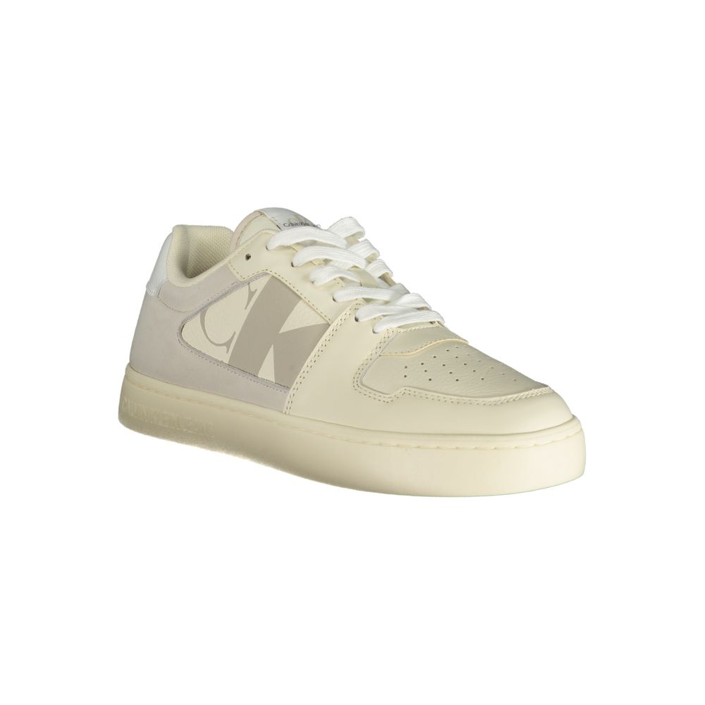 Calvin Klein Bianco Polyurethane Herren Sneaker