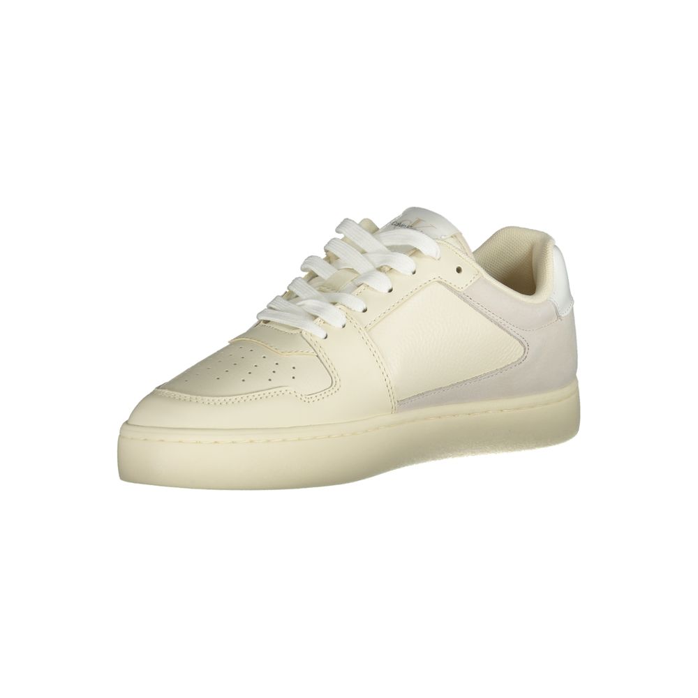 Calvin Klein Bianco Polyurethane Herren Sneaker