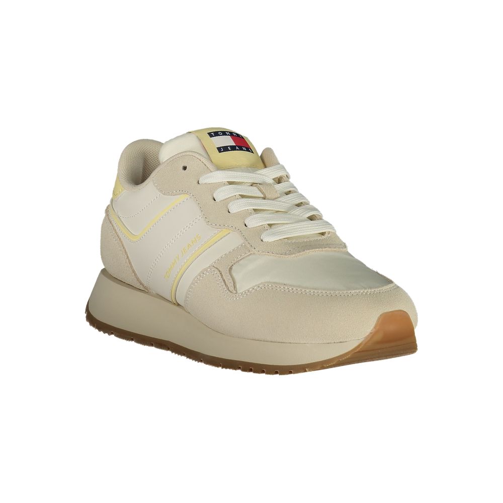 Tommy Hilfiger Women's Sneakers in Beige Polyurethane