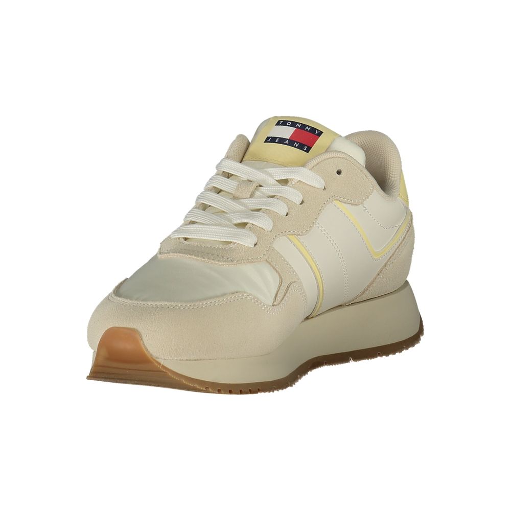 Tommy Hilfiger Women's Sneakers in Beige Polyurethane
