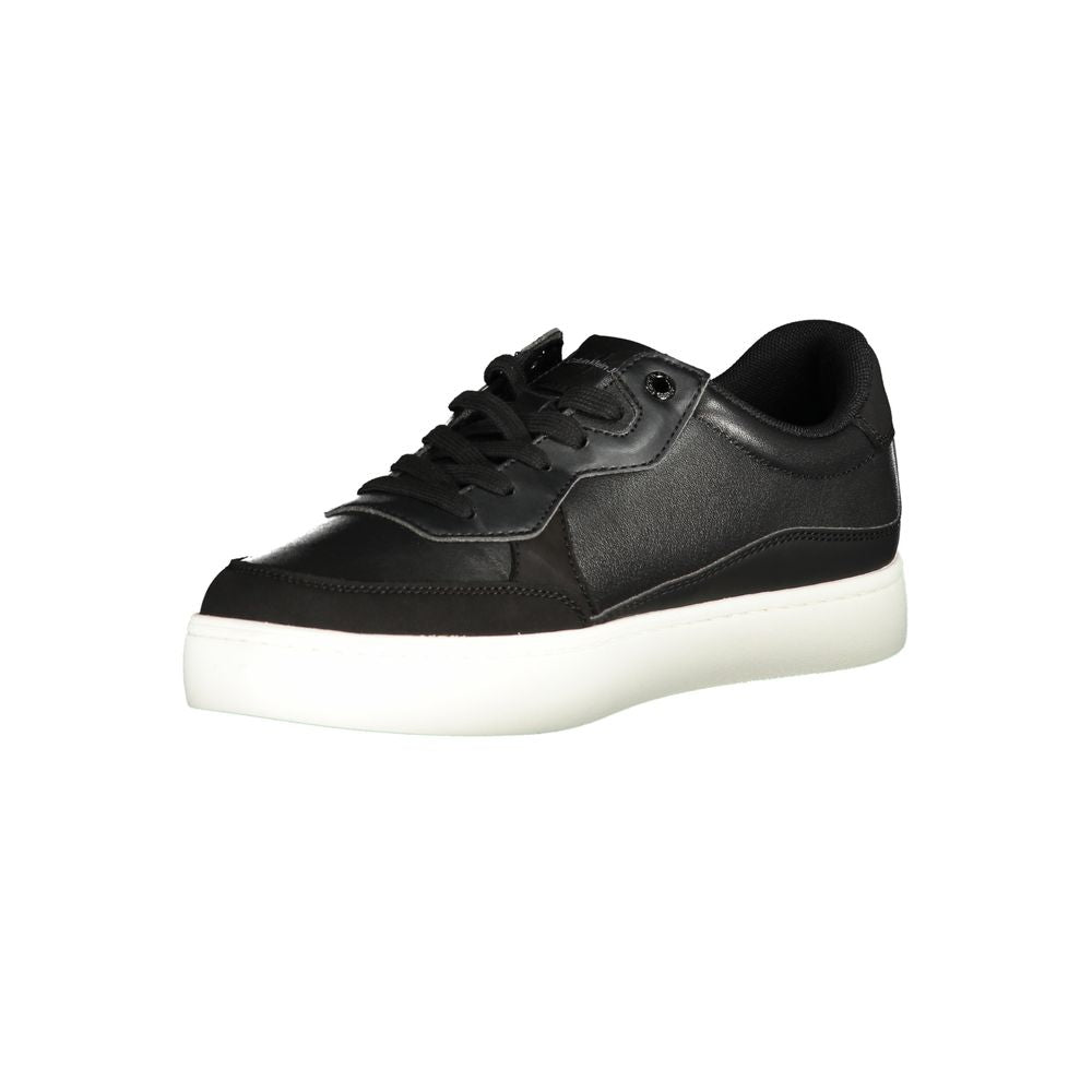 Calvin Klein Men's Black Polyurethane Sneakers