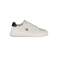 Calvin Klein Baskets pour homme en polyuréthane blanc
