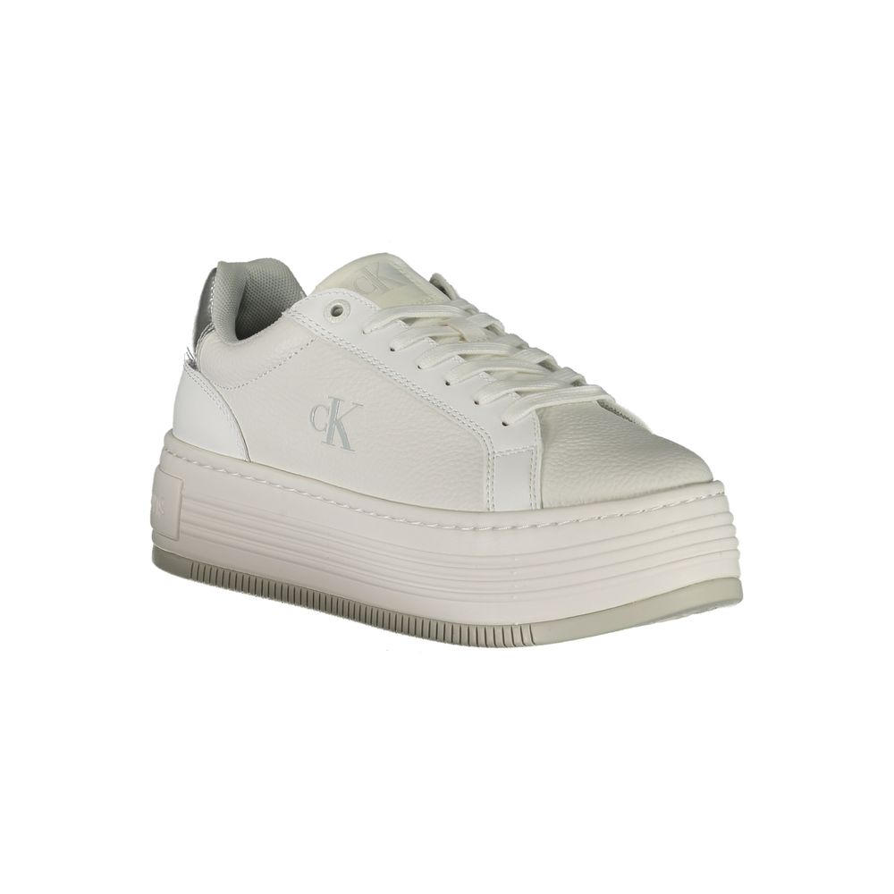 Calvin Klein sneakers in white fabric