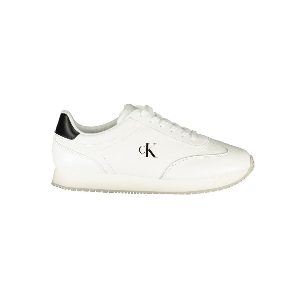 Calvin Klein Bianco Polyurethane Herren Sneaker