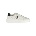 Baskets en cuir blanc Calvin Klein pour femme