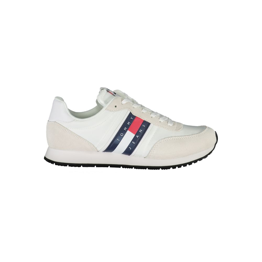 Tommy Hilfiger Weiße Herren-Sneaker aus Polyurethan