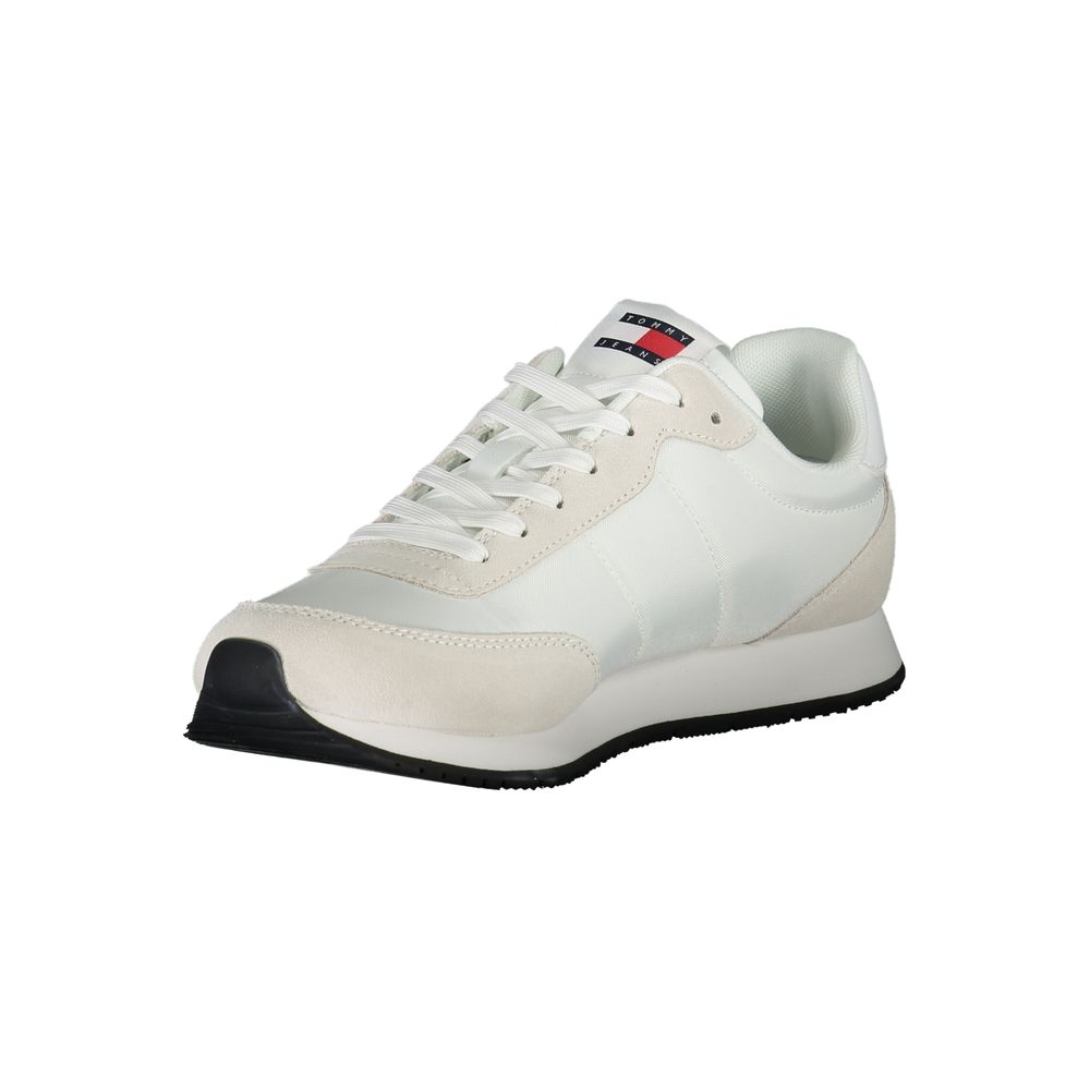 Tommy Hilfiger Weiße Herren-Sneaker aus Polyurethan