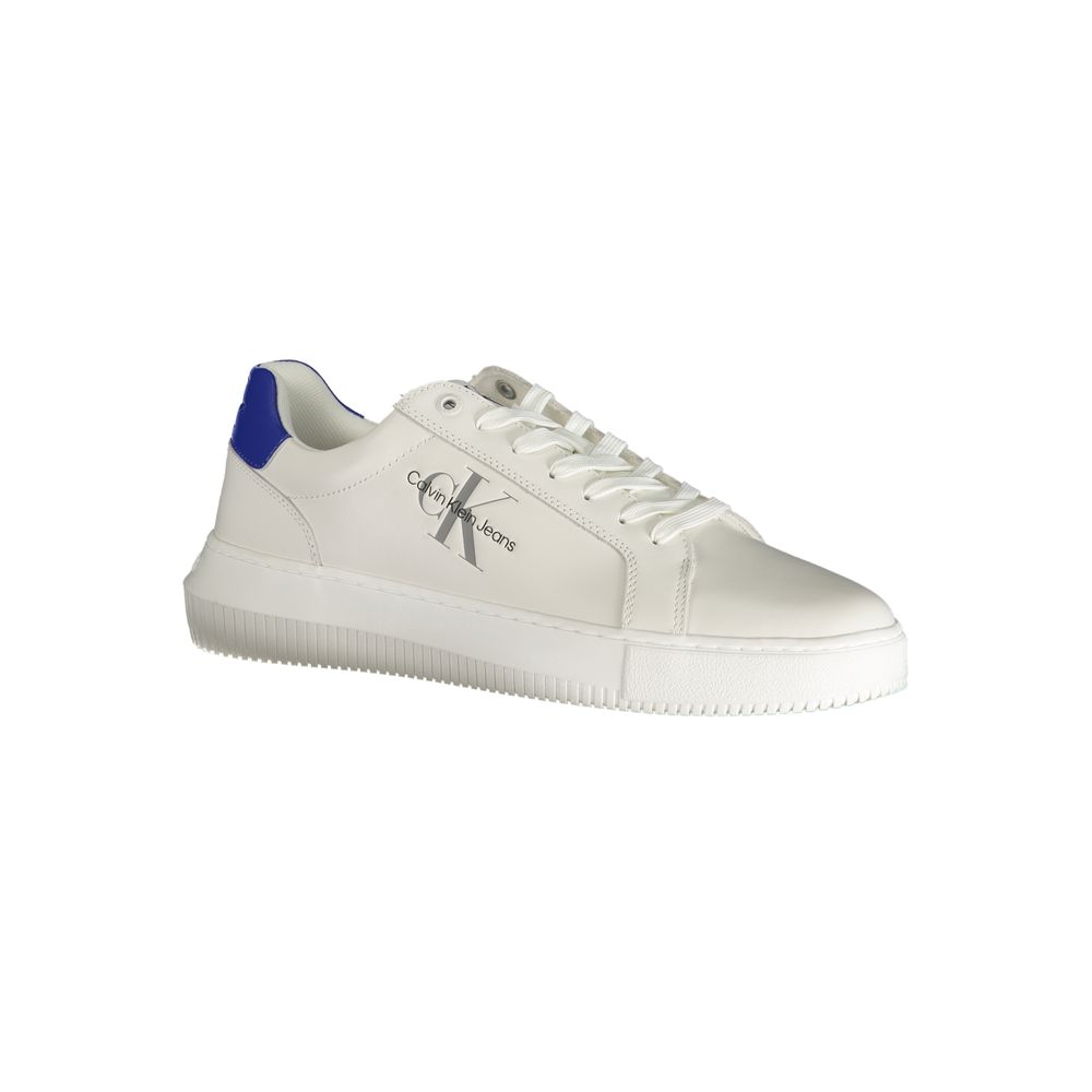 Calvin Klein Weiße Leder-Sneaker für Herren