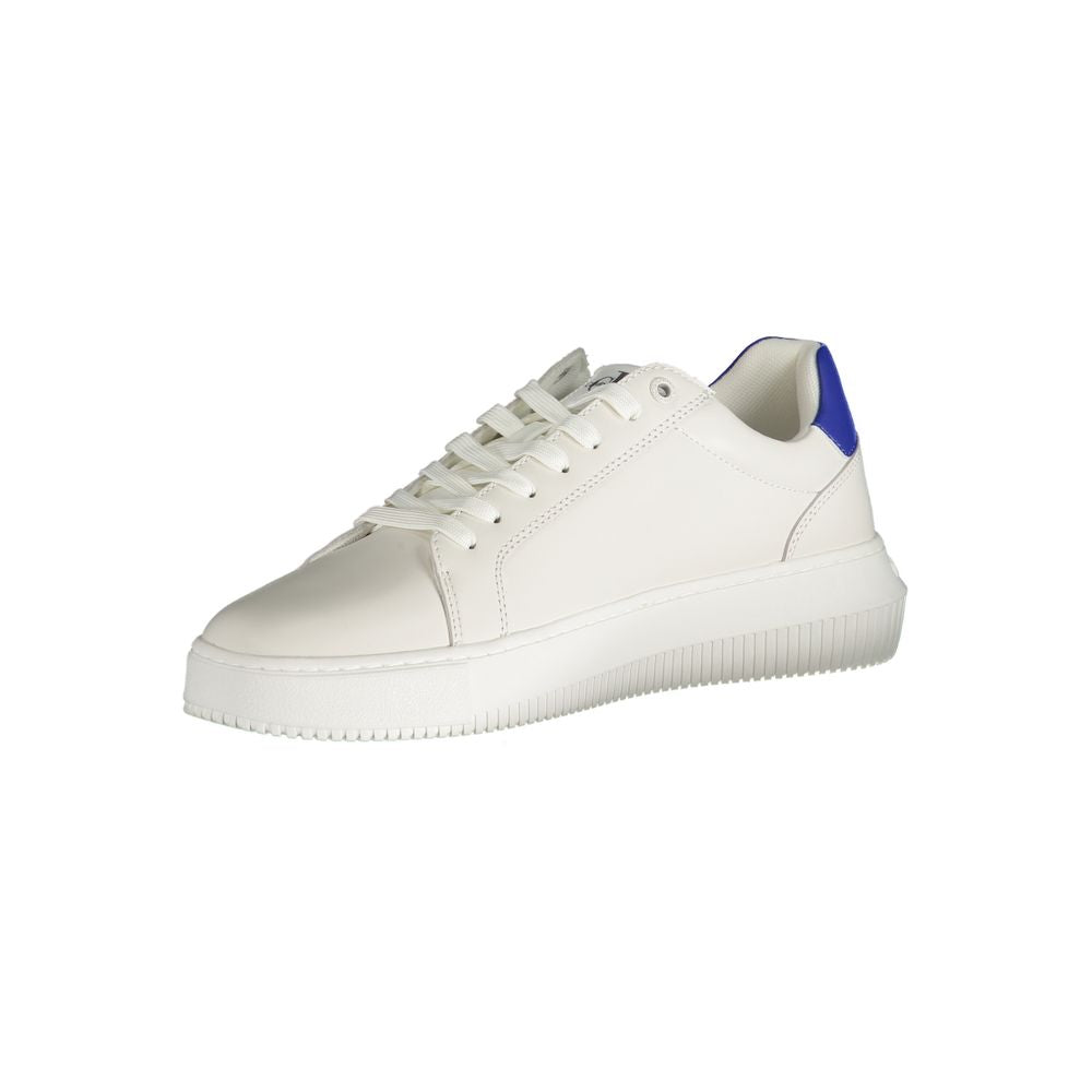 Calvin Klein Weiße Leder-Sneaker für Herren