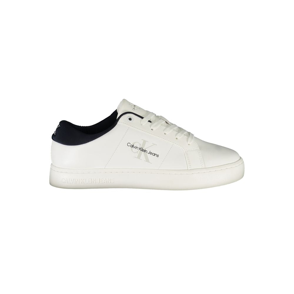 Calvin Klein Bianco Polyurethane Herren Sneaker