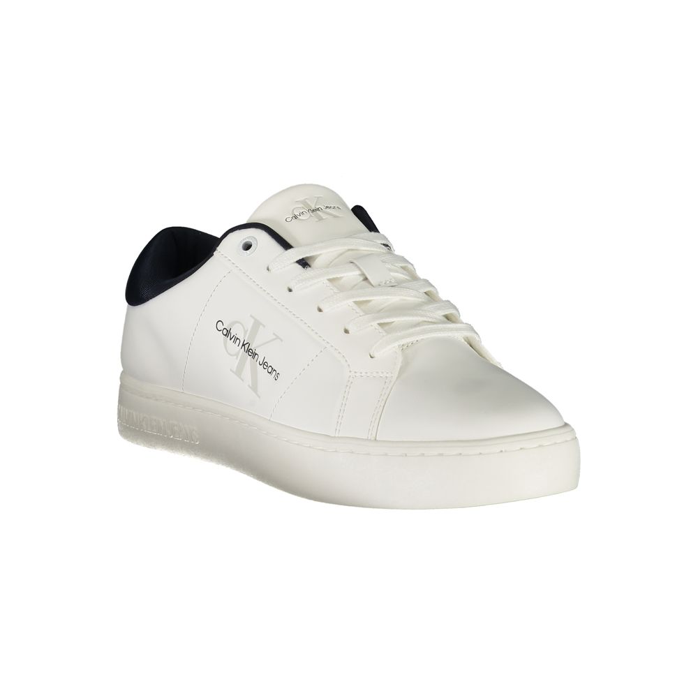 Calvin Klein Bianco Polyurethane Herren Sneaker