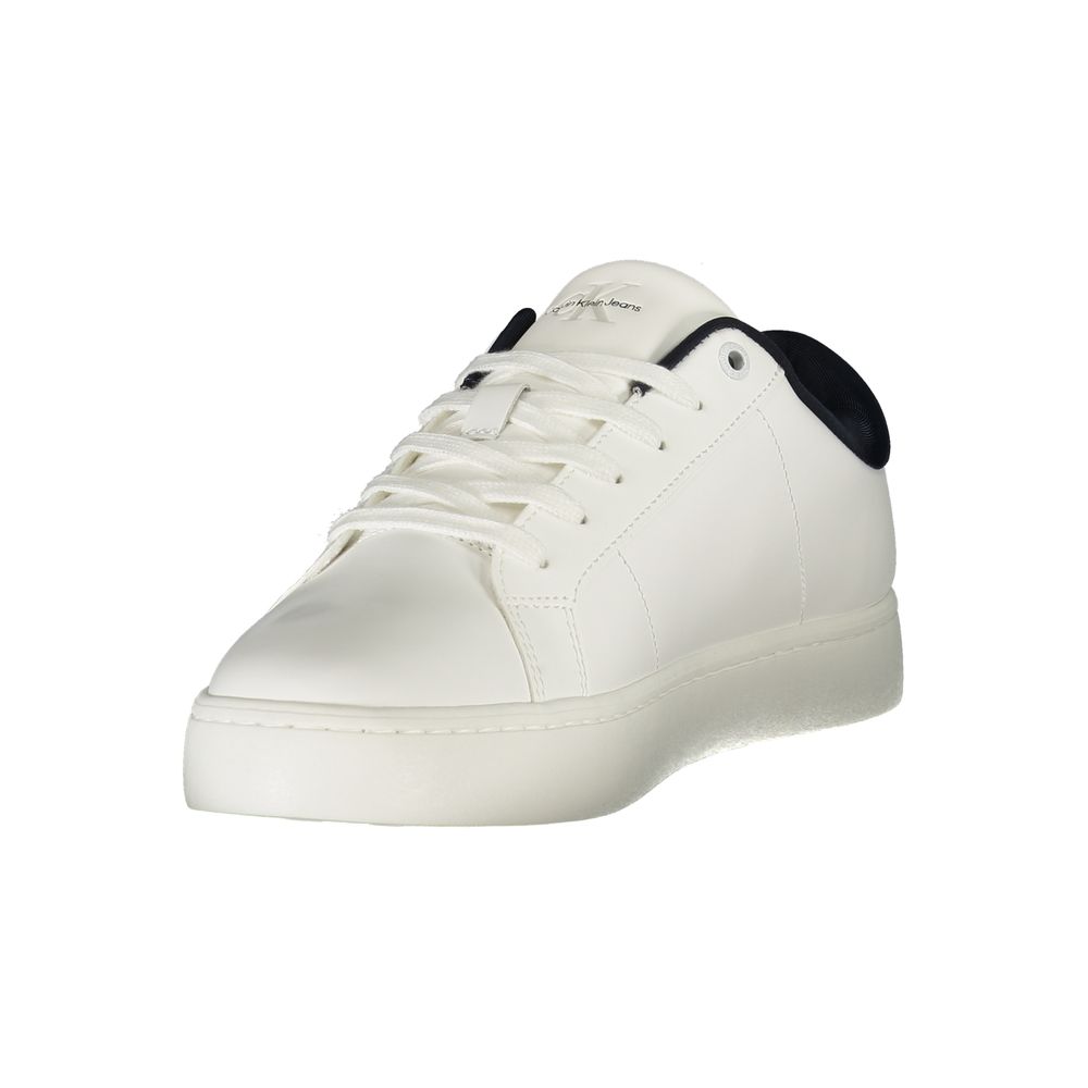 Calvin Klein Bianco Polyurethane Herren Sneaker