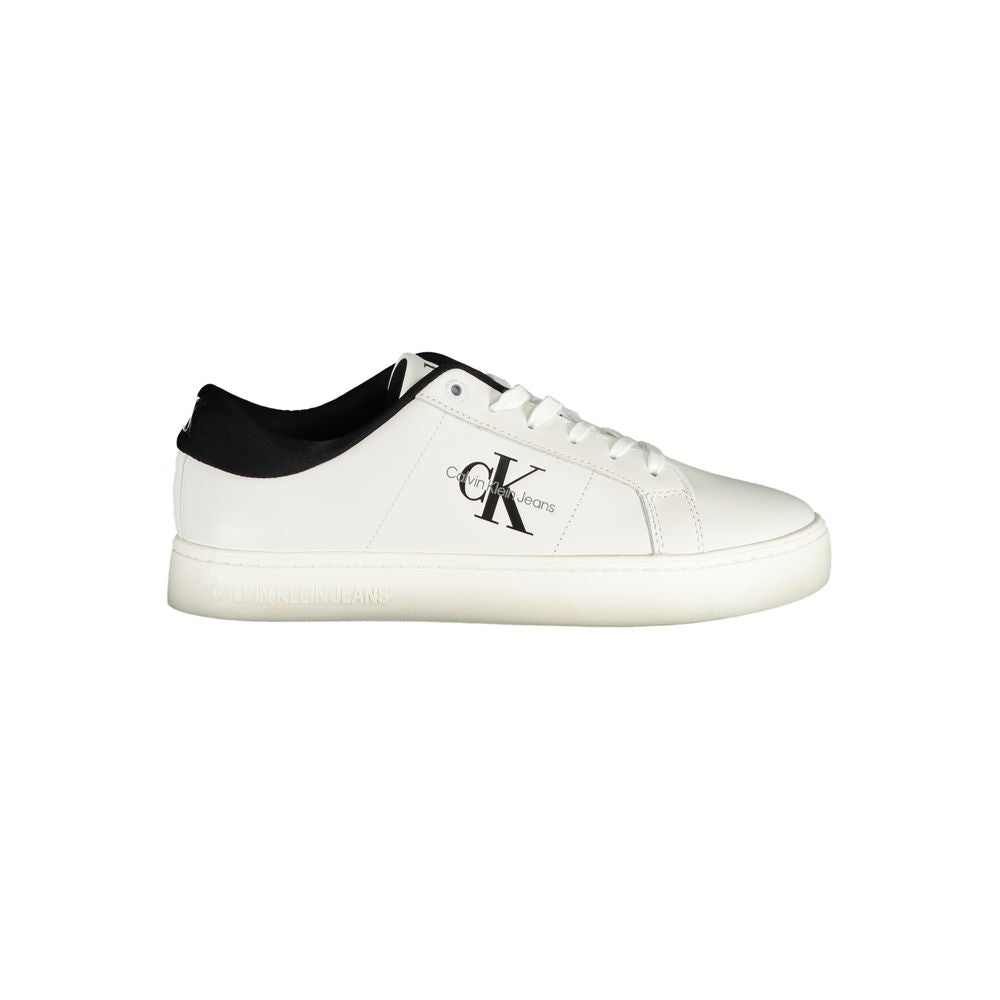 Calvin Klein Bianco Polyurethane Herren Sneaker