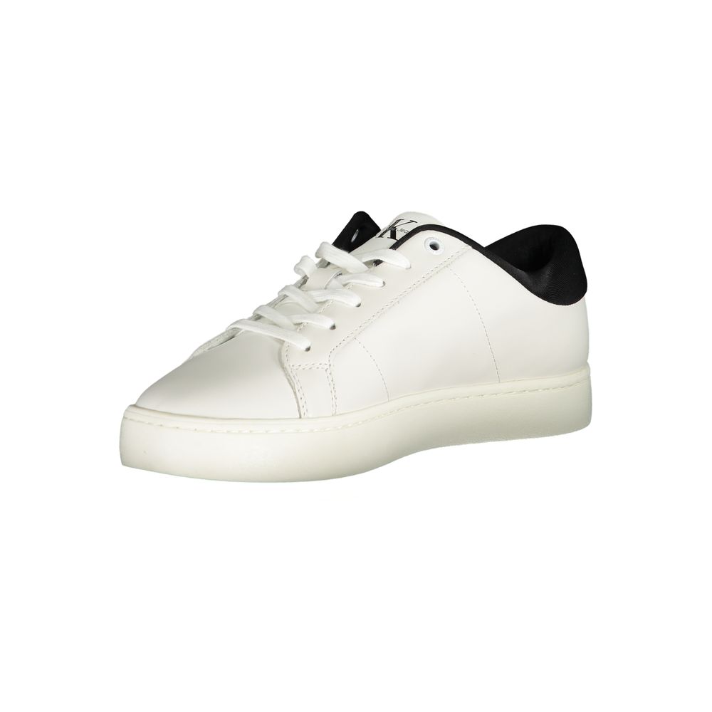 Calvin Klein Bianco Polyurethane Herren Sneaker