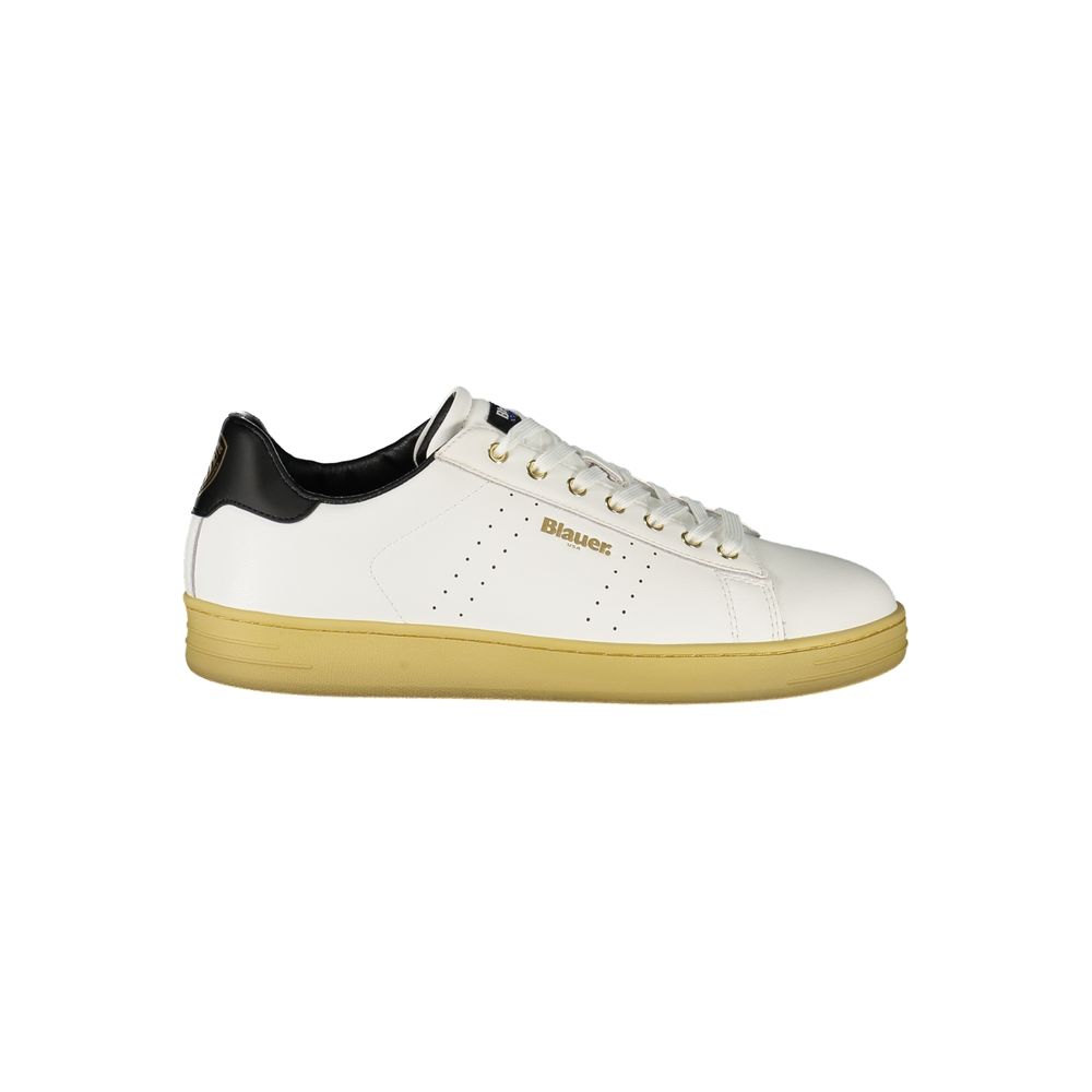 Blauer Bianco Polyurethan-Sneaker für Herren
