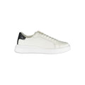 Calvin Klein Plain White Sneakers with Contrasting Accents
