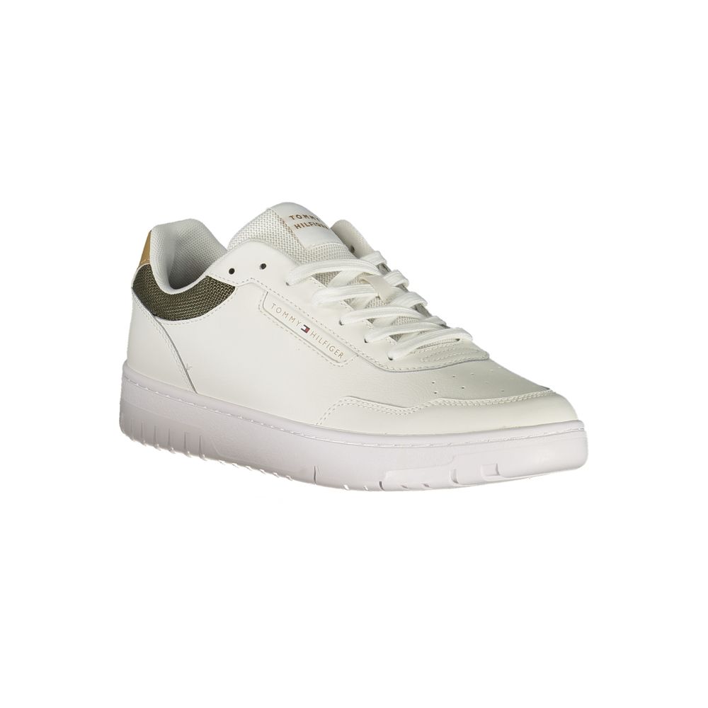 Tommy Hilfiger Weiße Herren-Sneaker aus Polyester