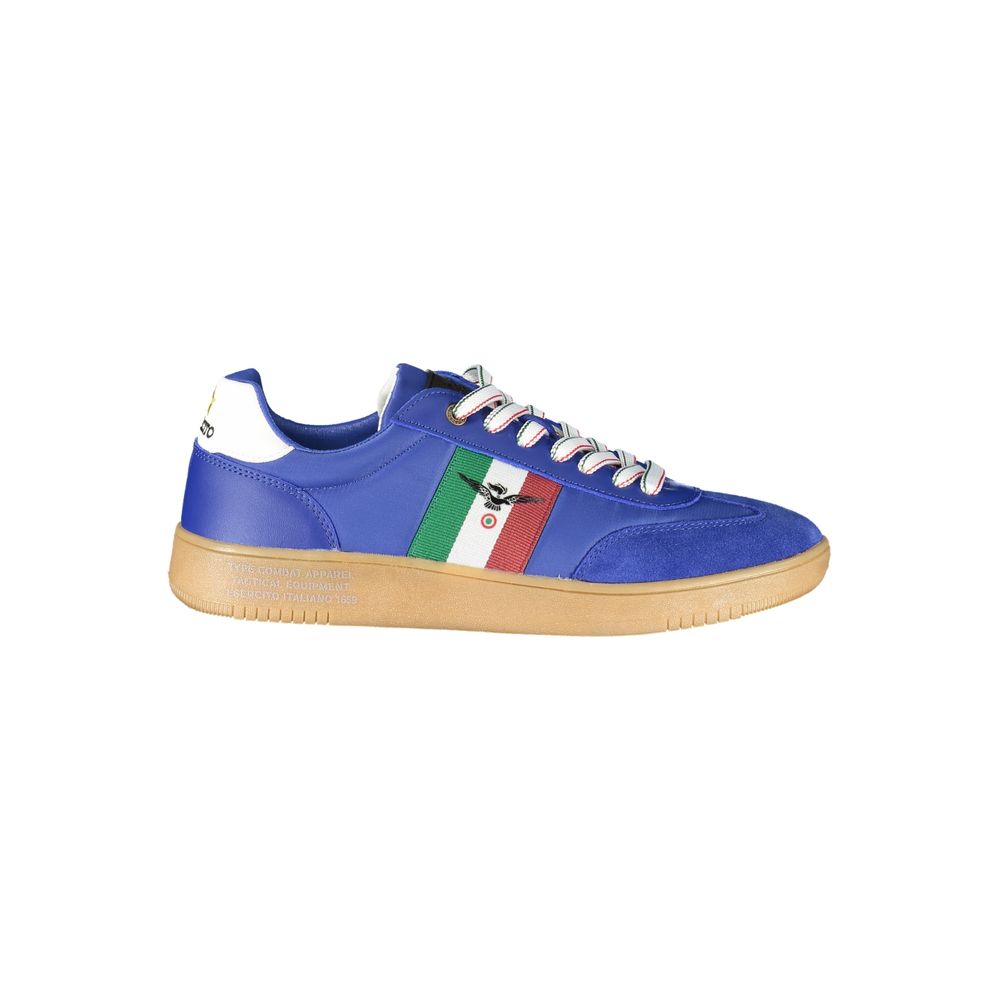 Esercito 1659 Blue Polyester Sports Shoes