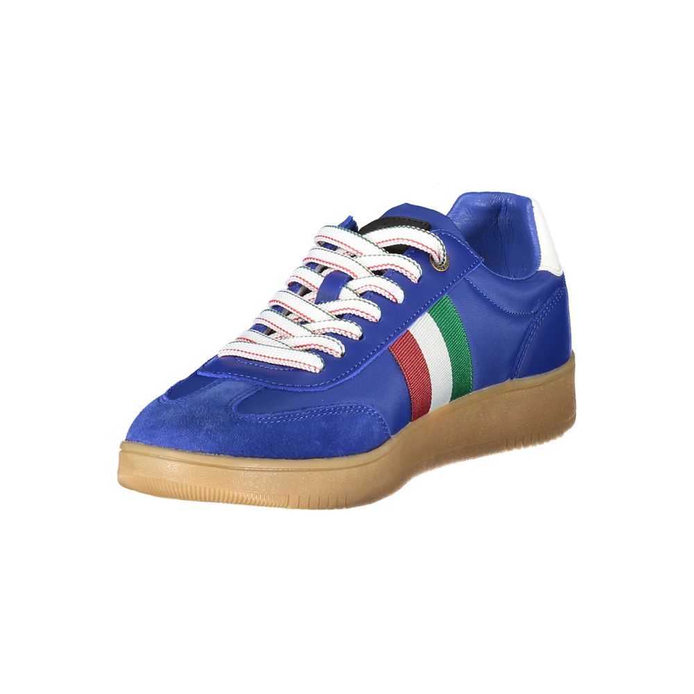Esercito 1659 Blue Polyester Sports Shoes