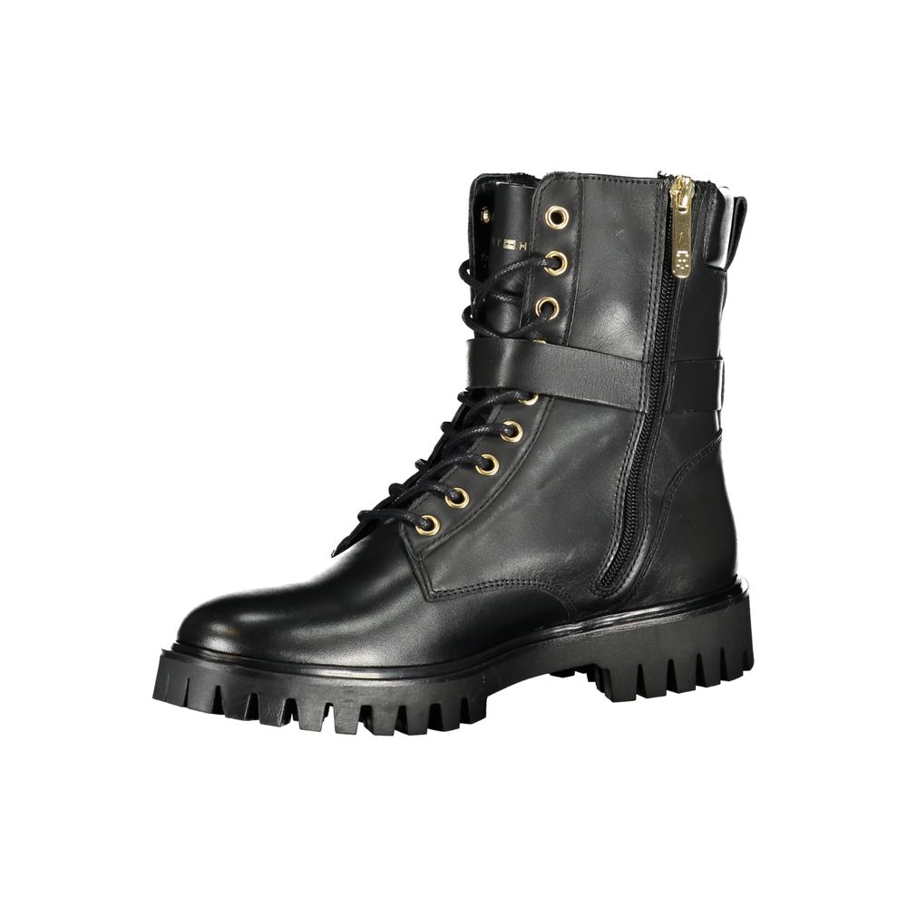 Tommy Hilfiger Bottines en polyester noir