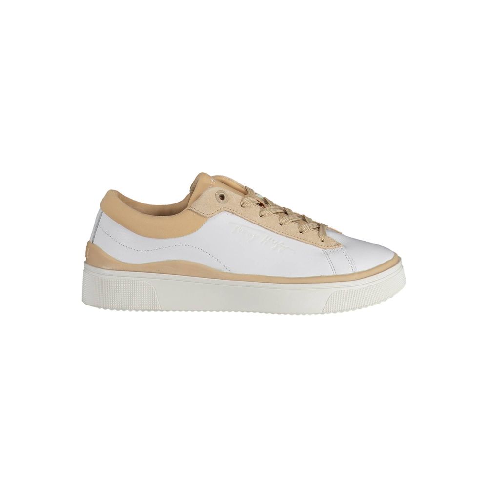 Tommy Hilfiger Bianco Polyester Damen-Sneaker