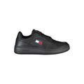 Tommy Hilfiger Baskets noires en cuir véritable