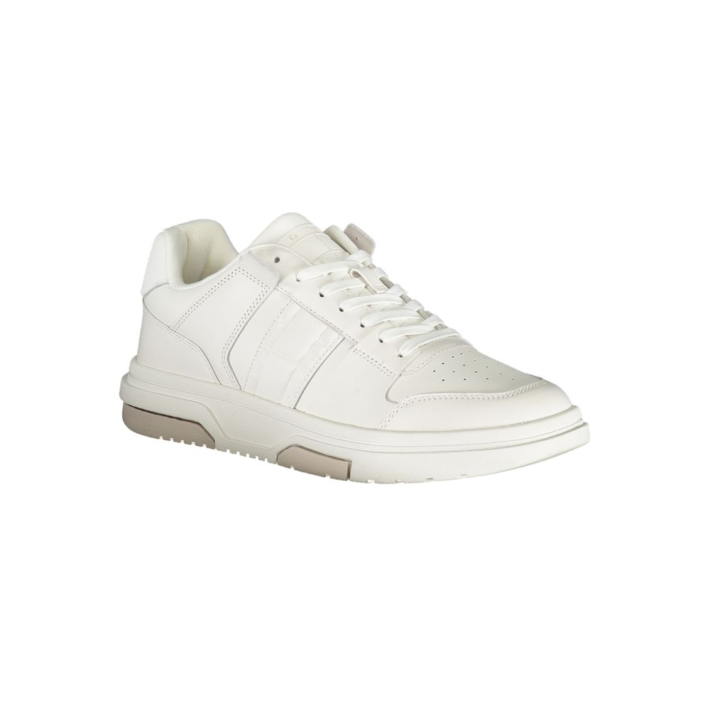 Tommy Hilfiger Bianco Polyurethan-Sneaker für Herren