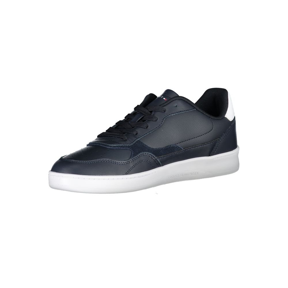 Baskets bleues Tommy Hilfiger en polyuréthane pour homme