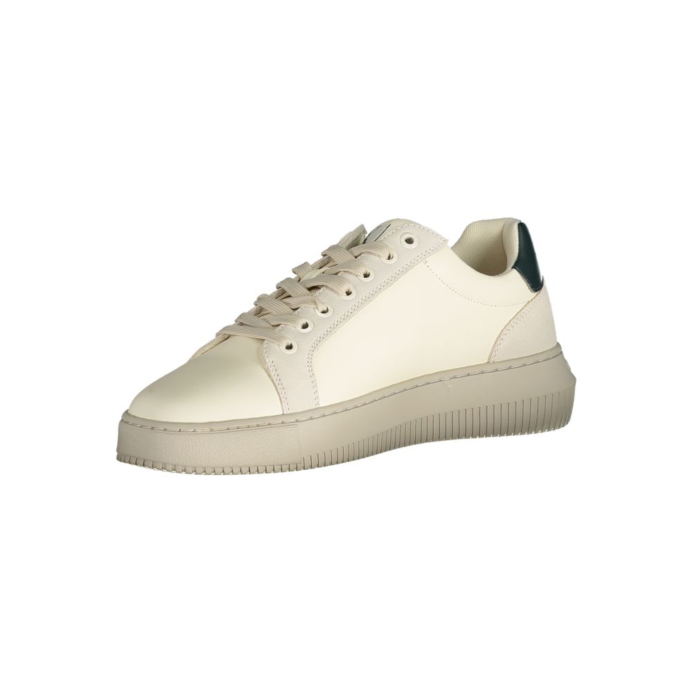 Baskets montantes blanches en polyuréthane Calvin Klein pour homme