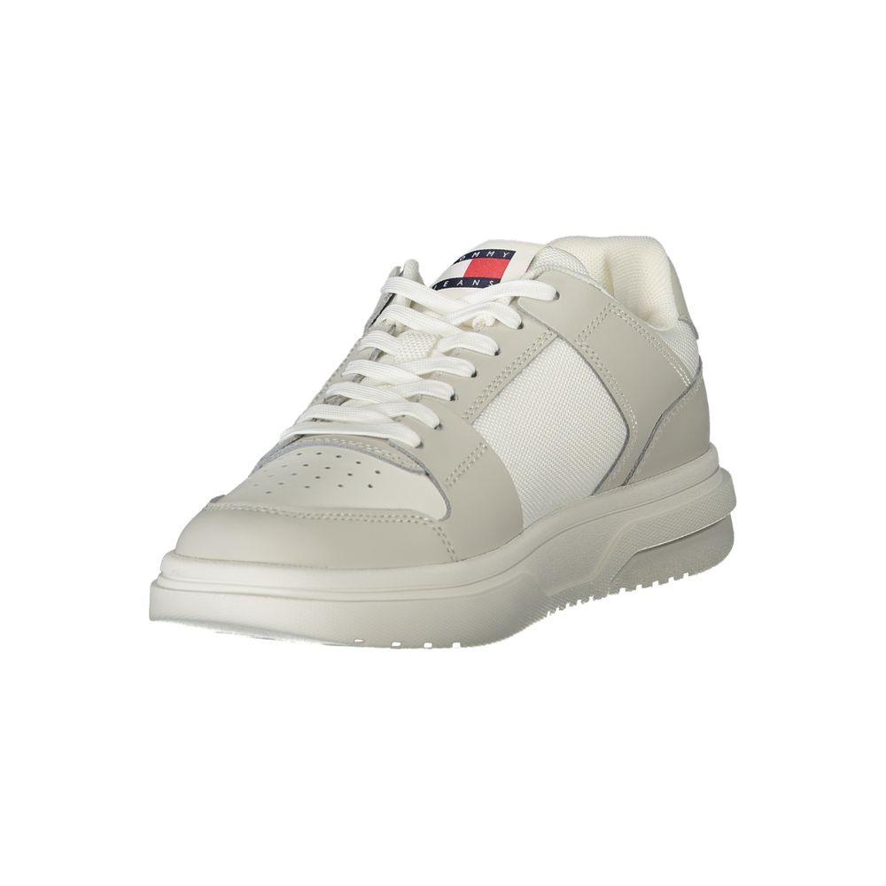 Baskets en cuir blanc Tommy Hilfiger pour femme