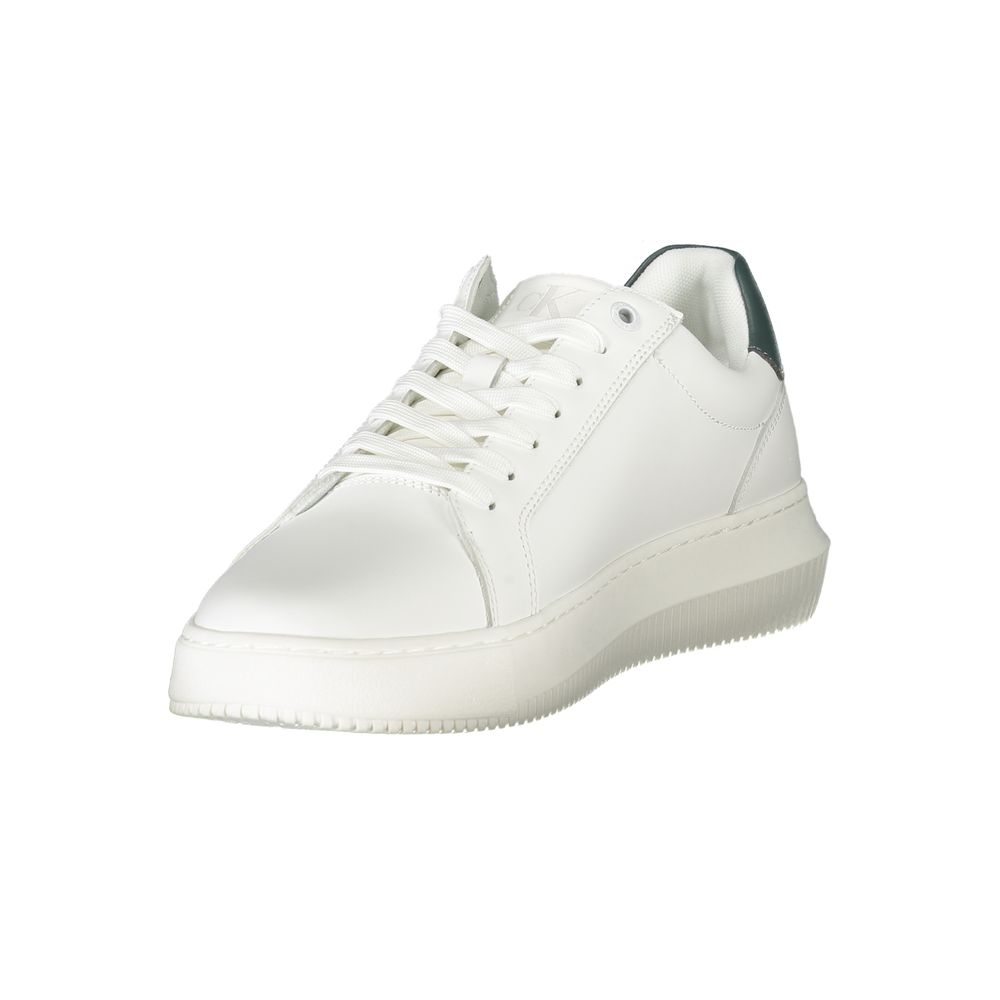 Calvin Klein Bianco Polyurethane Herren Sneaker