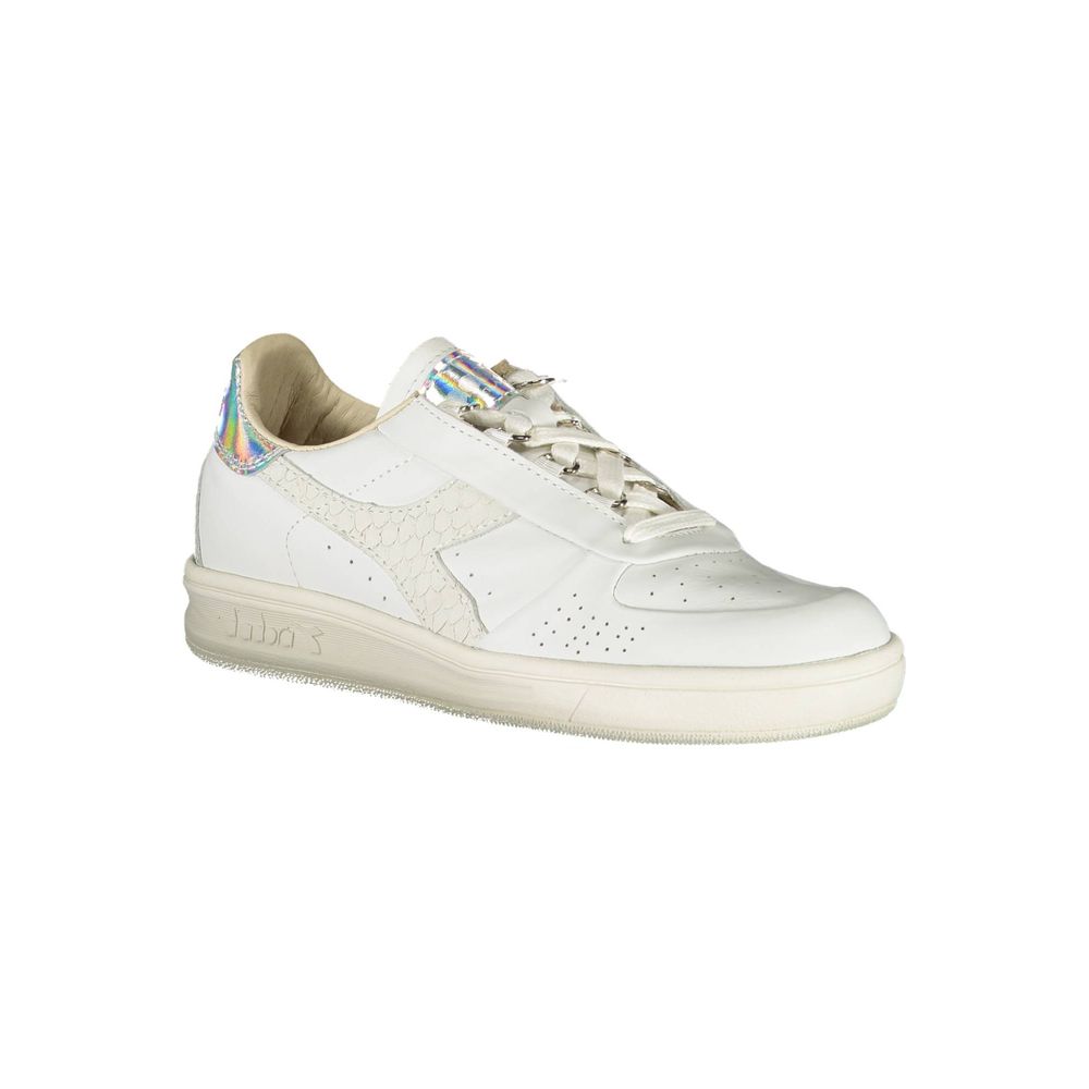 Baskets en cuir blanches Diadora pour femme