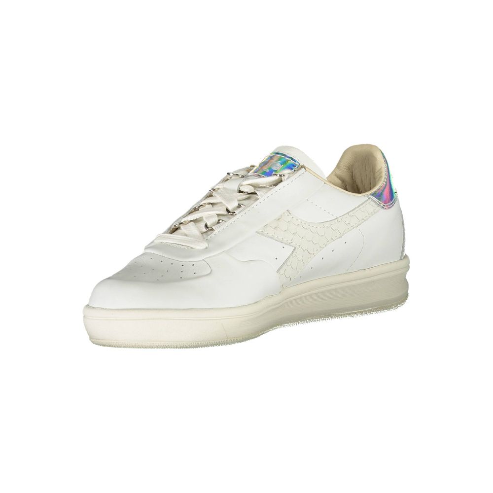 Baskets en cuir blanches Diadora pour femme