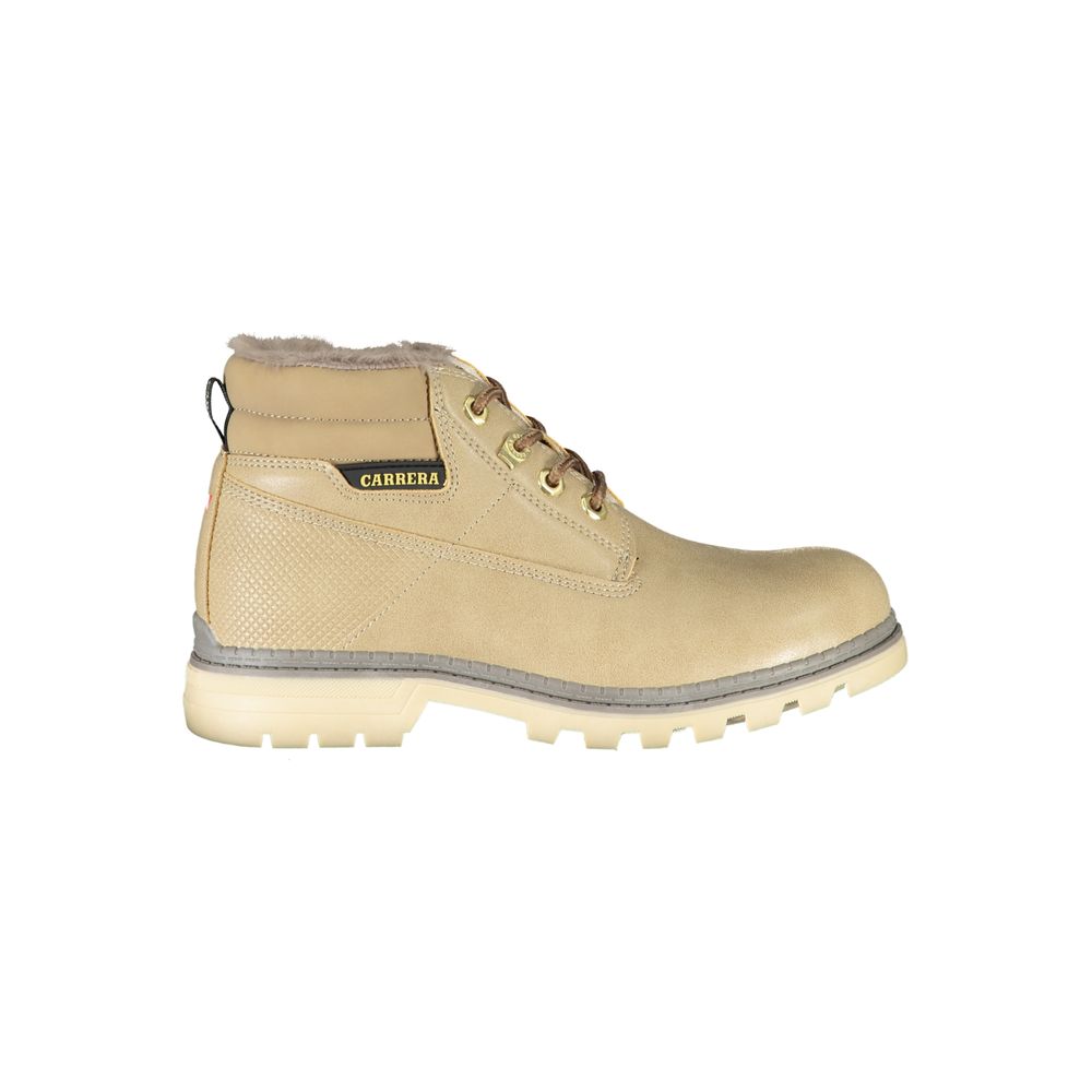 Bottes en polyester beige Carrera pour femme