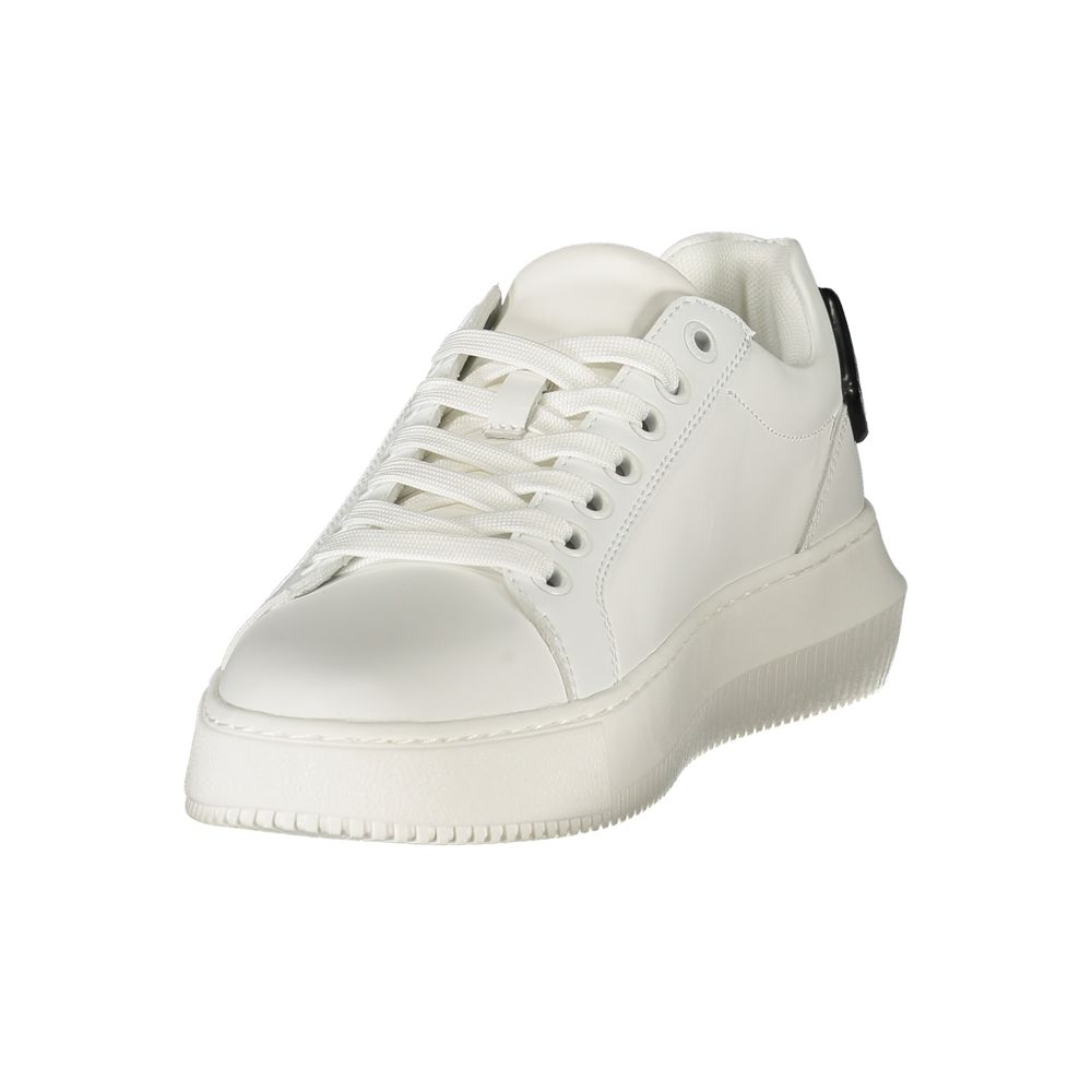 Calvin Klein Bianco Damen-Sneaker aus Polyurethan