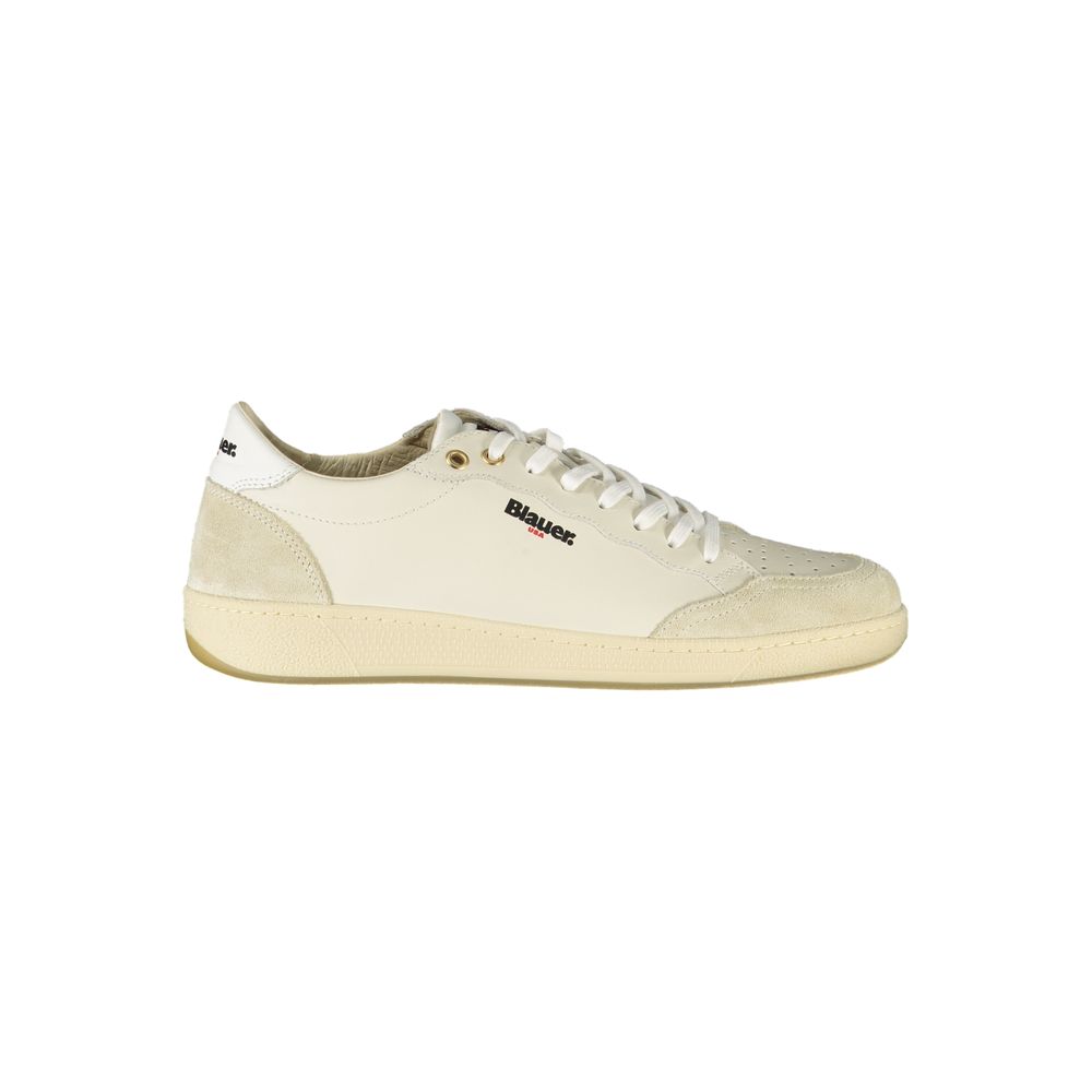 Blue Bianco Poliuretano Men's Sneaker