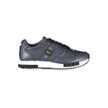 Men's blue polyurethane sneakers