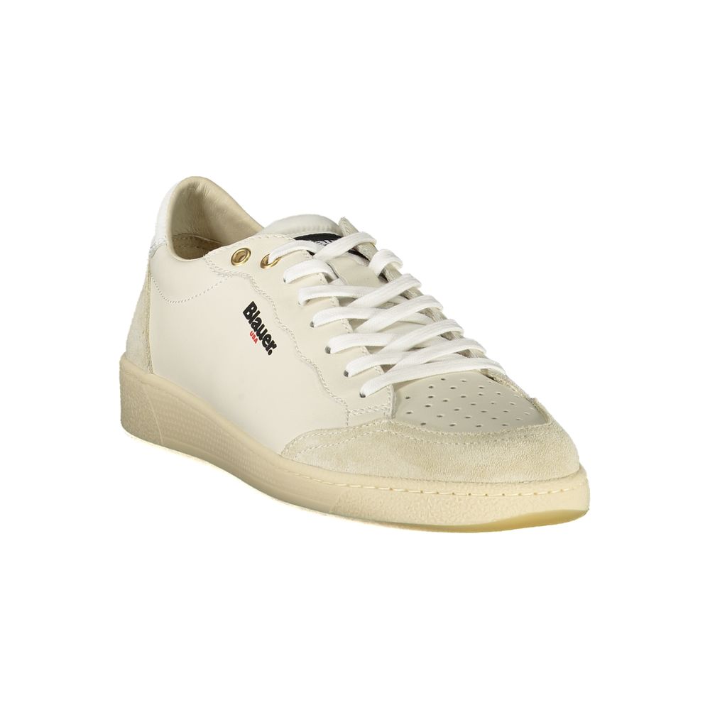 Blue Bianco Poliuretano Men's Sneaker