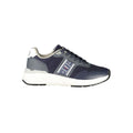 Blauer Blu Polyester Herren Sneaker