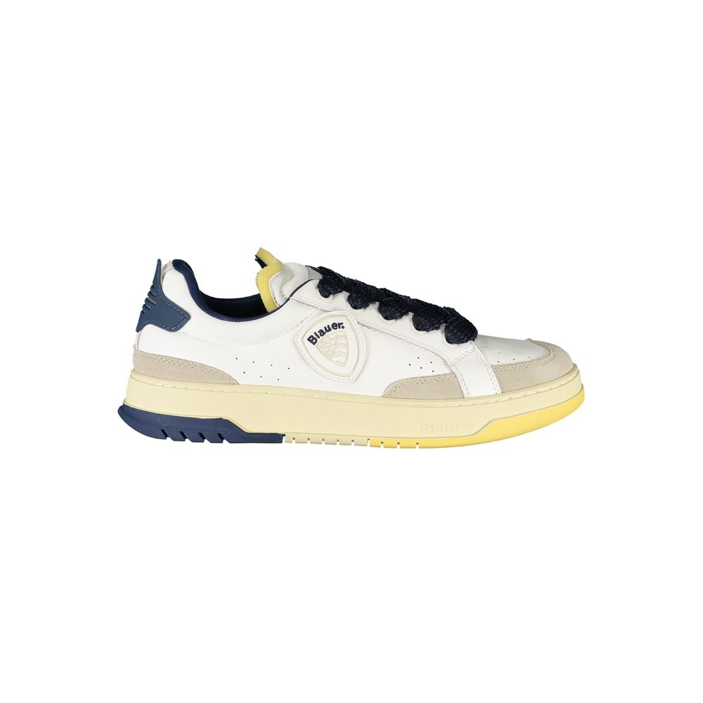 Blauer Bianco Polyurethan-Sneaker für Herren