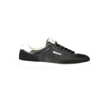 Blauer Schwarze Sportschuhe aus Polyester