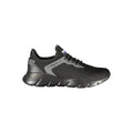 Baskets bleues et noires en polyester pour homme