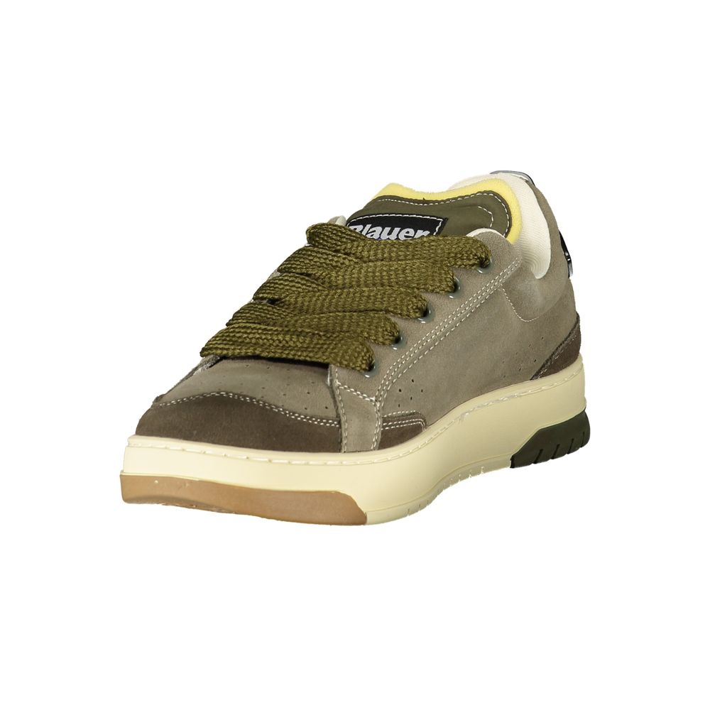 Blauer Verde Poliestere Herren-Sneaker