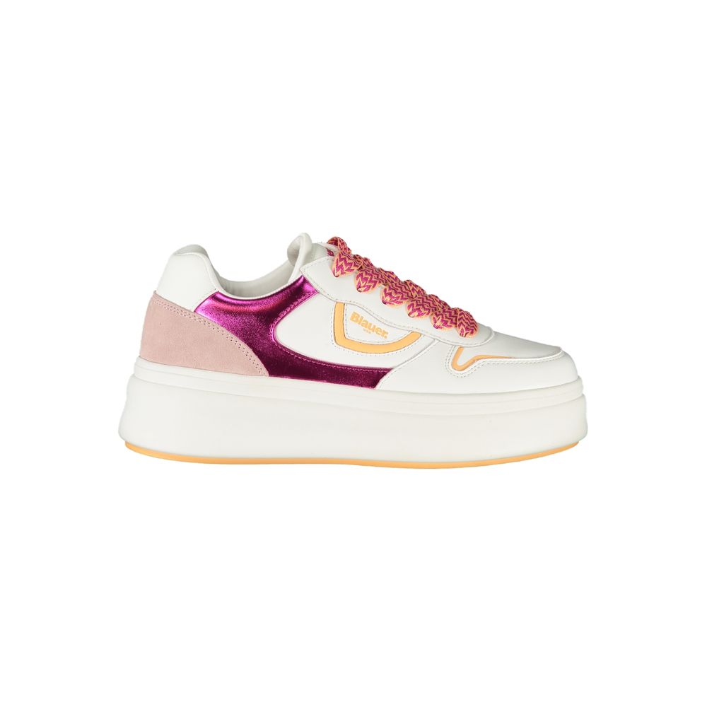 Blue Bianco Polyurethane Women Sneaker