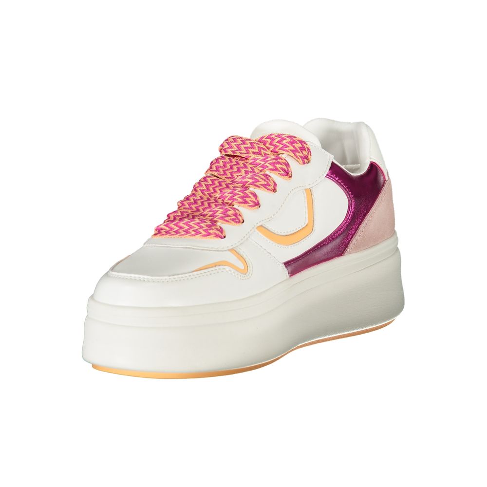 Blue Bianco Polyurethane Women Sneaker