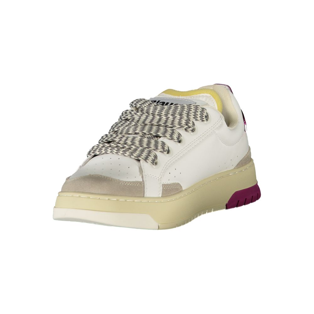 Blue Bianco Polyurethane Women's Sneaker