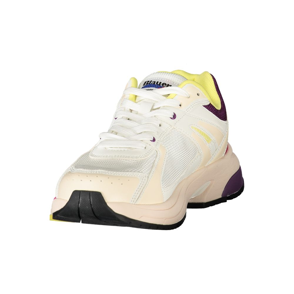 Blue Bianco Polyurethane Women's Sneaker