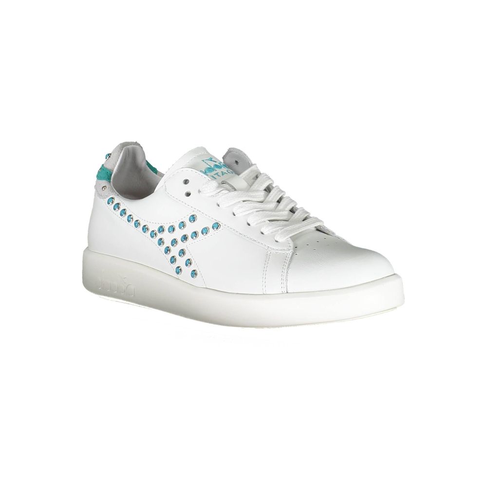 Diadora sneakers in white fabric